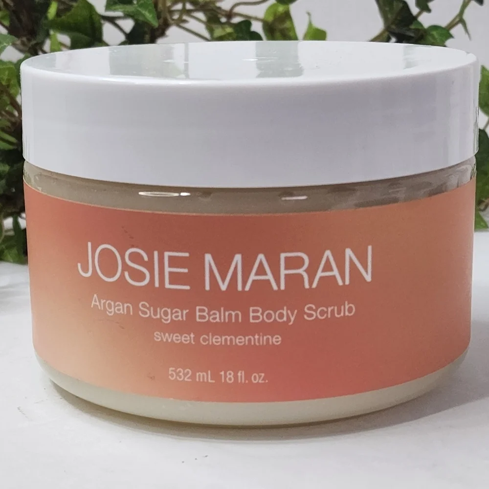 Josie Maran Luxury Size Argan Sugar Balm Body Scrub New Sealed